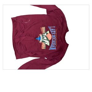 Burgundy PLT crewneck